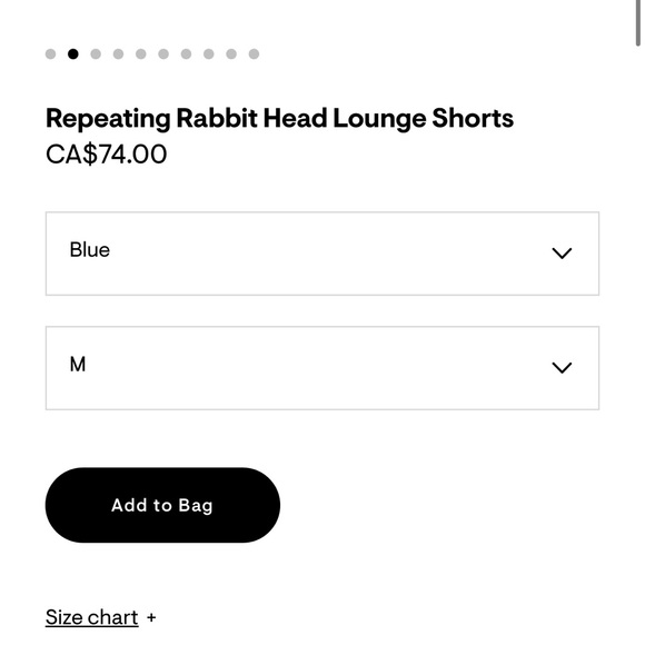 Playboy Repeating Rabbit Head Lounge Boxer Shorts - Picture 4 of 4